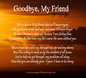 Saying goodbye to a friend is never easy. Heritage Funeral Homes ...
