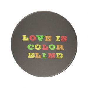 Love Is Color Blind Quote 1_Wedding Favor Coasters