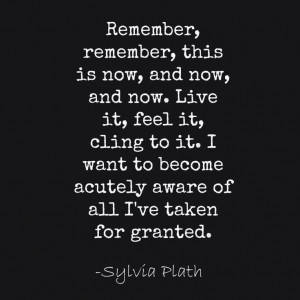 Sylvia Plath ~ crawl up inside of it and drown in it ~