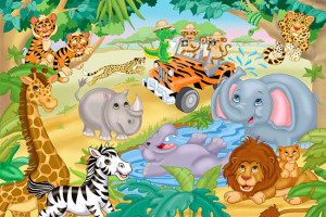 Safari Adventure mural