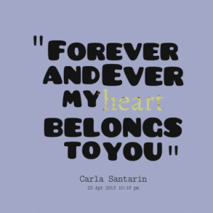 forever and ever my heart belongs to you quotes from princess anda ...