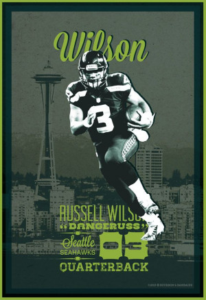 ... +Wilson+/+Seattle+Seahawks+/+12th+Man+by+bourbonandbandaids,+$35.00