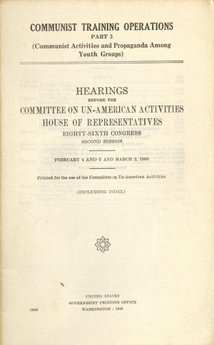 House Un American Activities Committee 1947 To the house un-american