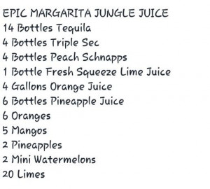 Epic Margarita Jungle Juice