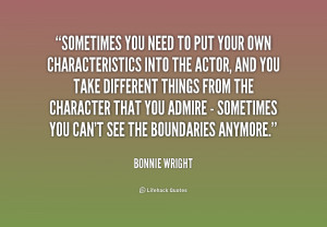 Bonnie Wright Quotes