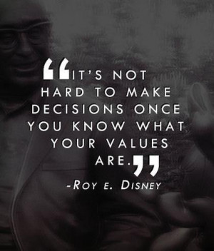 Once you know what your values are quote