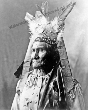 Photograph Vintage Image Indian Geronimo Apache Chief 1907 8x10