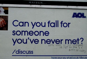 Can you fall for someone you’ve never met?