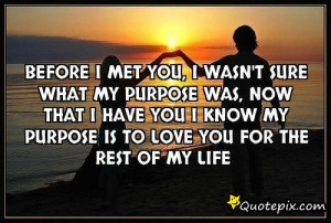 Before I Met You, I Wasn