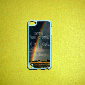 iPod Touch 5 Case,Rainbow quote iPod touch 5 Cases, iPod touch 5G ...