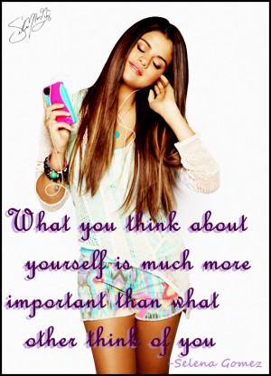 Selena Gomez quote 7 by saritacrazy