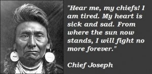 Chief joseph famous quotes 2
