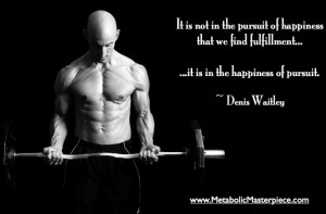 Motivational Fitness Quote from Denis Waitley