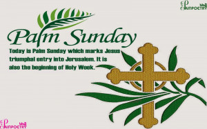 Palm Sunday Is A Christian Moveable Feast
