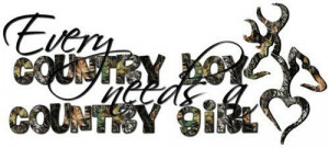 every country boy needs a country girl