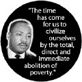 ... immediate abolition of poverty--Martin Luther King, Jr. BUMPER STICKER