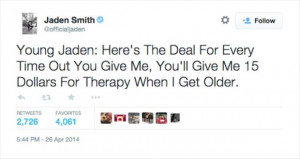 Jaden Smith Twitter Quotes