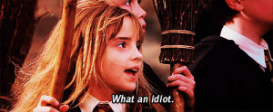 Emma Watson Calls You An Idiot In Harry Potter Insult Gif