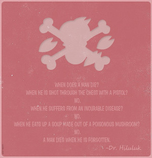 Dr. Hiluluk’s final words