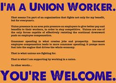 Thank you to my hubby and all the other union workers! This is what it ...