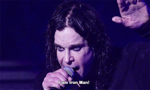 australia live blue iron man Paranoid glow black sabbath heavy metal ...