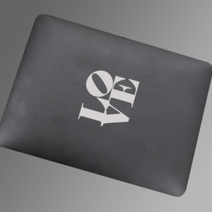 ... for your apple inspired by robert indiana quote set of laptop decals