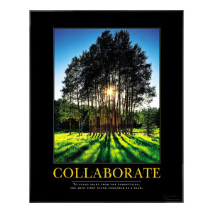 Collaborate Grove Motivational Poster (732457)