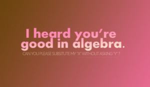 algebra, cute, funny, humor, humour, love, math, maths, quote ...