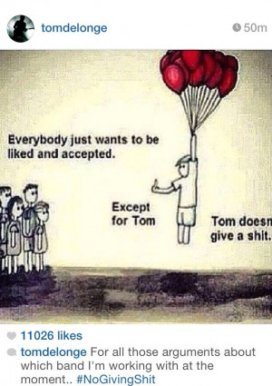 Tom Delonge Angels and Airwaves Blink 182.