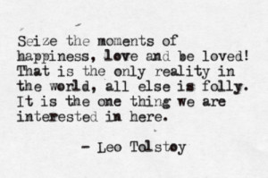 typewritten #leo tolstoy #war and peace #quote