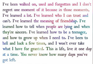 Growing up Quotes for Teenagers http://www.tumblr.com/tagged/being%20a ...