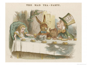 Alice at the Mad Hatter's Tea Party