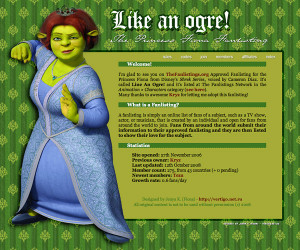 ... Princess Fiona from Disney’s Shrek Series, voiced by Cameron Diaz