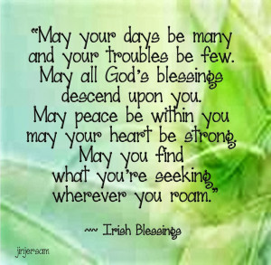 Irish Blessing Quotes And Sayings ~ Irish Sayings In Irish ...