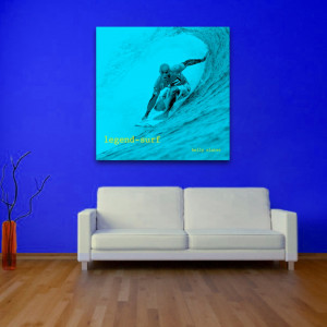 kelly slater quote square wall art
