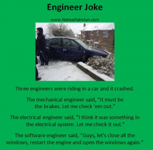 Engineer Humor - Three Engineers in a car accident - Best Engineer ...
