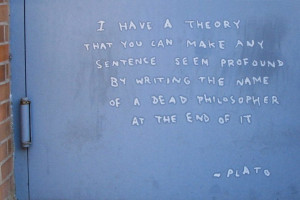 Banksy 'Quotes' Plato In His 8th Work In New York City