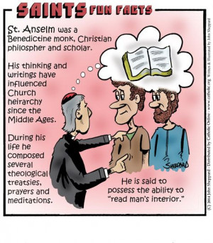 Saints Fun Facts for St. Anselm