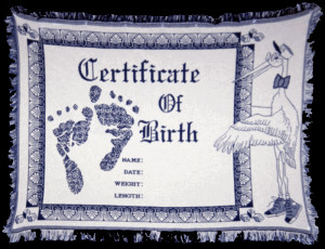 Baby Birth Certificate