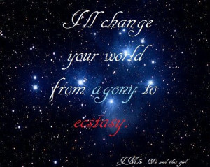 ll change your world from agony to ecstasy' Me and this girl by IM5 ...