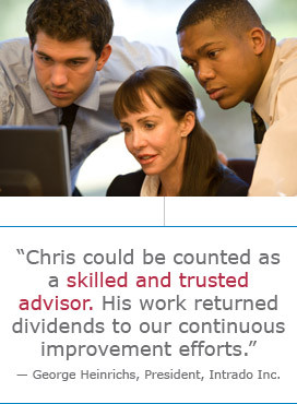 Mergers & Acquisitions “Chris proved to be very organized ...