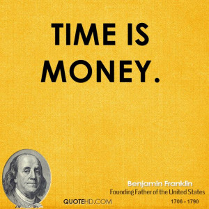 Benjamin Franklin Time Quotes