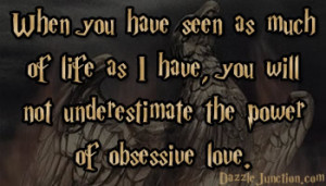 Harry Potter Obsessive Love Quote Comment Graphic: Picture, Image