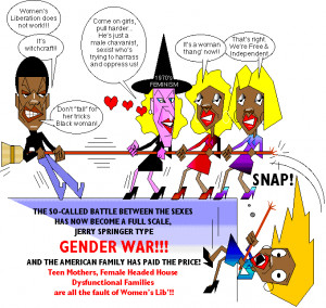 The cartoons below shows exactly how the Black woman was deceived by ...