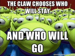 Toy Story Aliens Meme Toy story aliens claw the