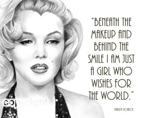 Marilyn Monroe Black And White Quotes Marilyn monroe