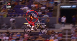 Top of the world: Comfortably leading in the Women's Moto X 12-lap ...