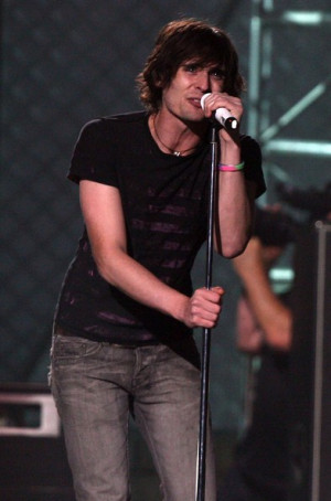 Tyler Ritter Singer Tyler Ritter of The All American Rejects performs