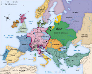 european history map 1500 ad