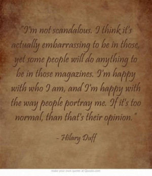 Seven Quotes by Hilary Duff That Teach Great Life Lessons